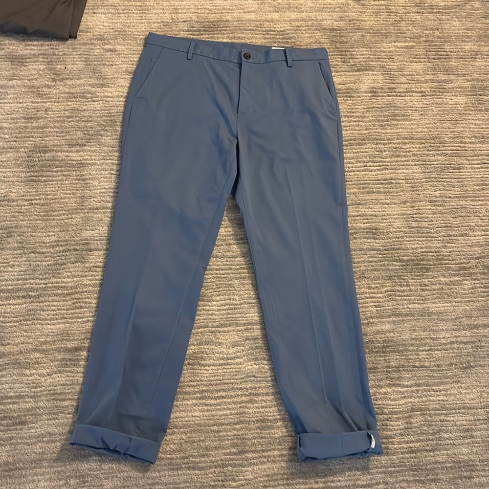 7 for all mankind ocean blue pants size 34